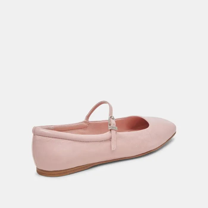 Flats and Loafers Women Dolce Vita Reyes Ballet Flats Pink Crinkle Patent