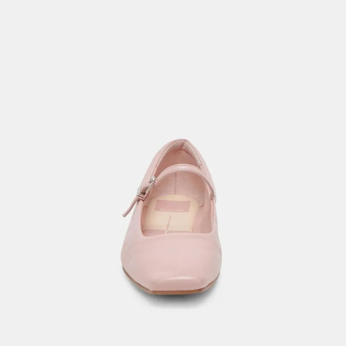 Flats and Loafers Women Dolce Vita Reyes Ballet Flats Pink Crinkle Patent