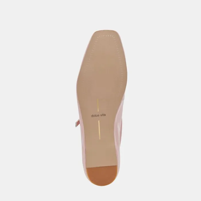 Flats and Loafers Women Dolce Vita Reyes Ballet Flats Pink Crinkle Patent