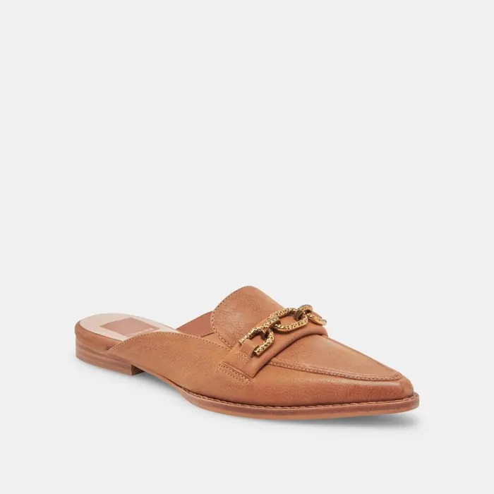Flats and Loafers Women Dolce Vita Sidon Flats Brown Leather