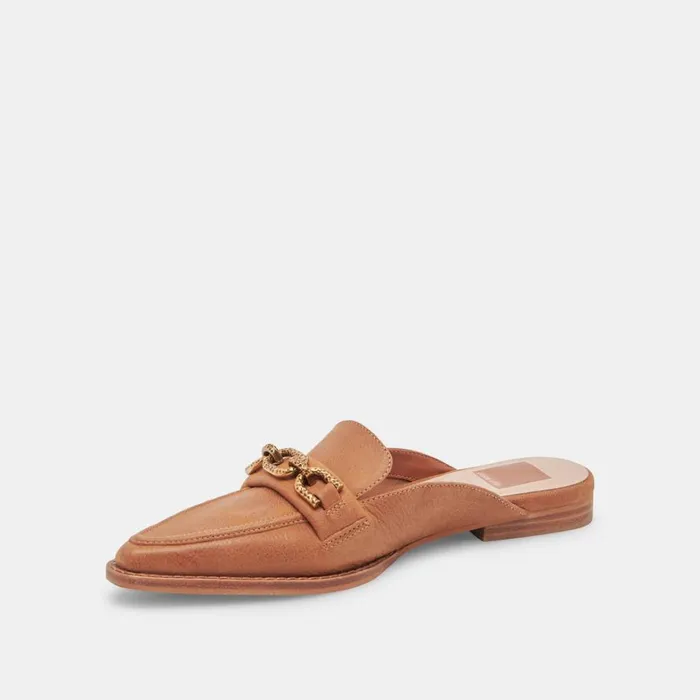 Flats and Loafers Women Dolce Vita Sidon Flats Brown Leather