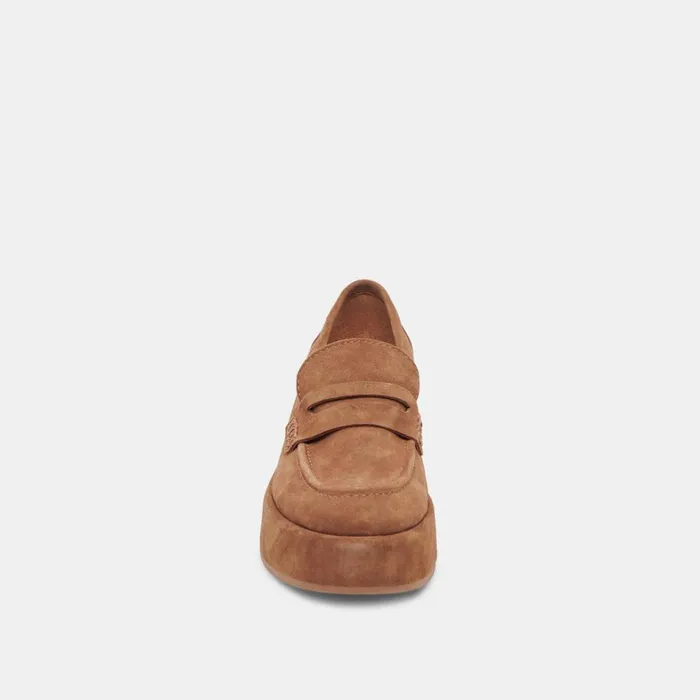 Flats and Loafers Women Dolce Vita Yanni Loafers Chestnut Suede