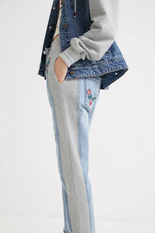Floral Jogger Jeans Women Desigual Jeans