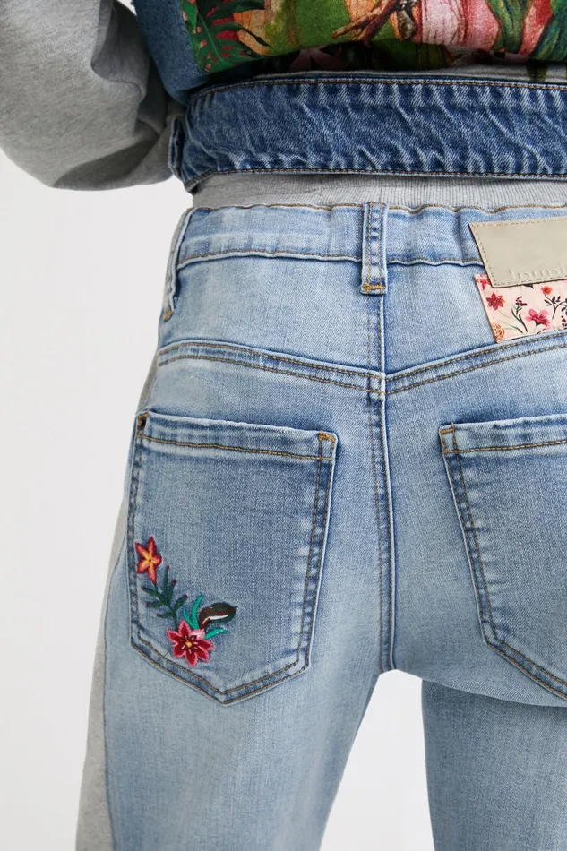 Floral Jogger Jeans Women Desigual Jeans