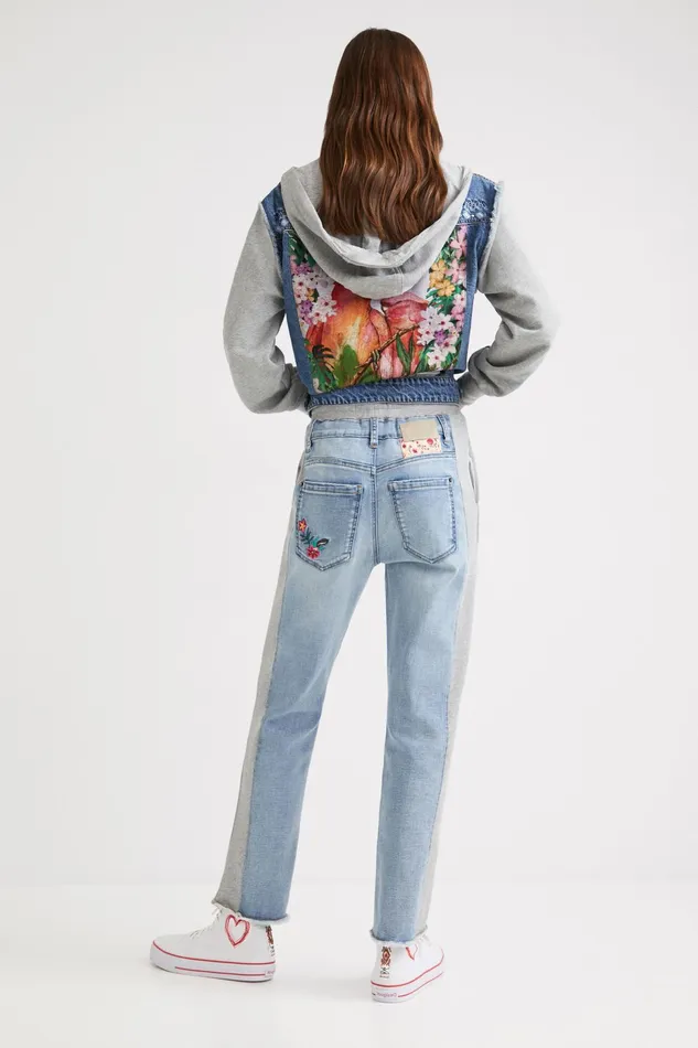 Floral Jogger Jeans Women Desigual Jeans