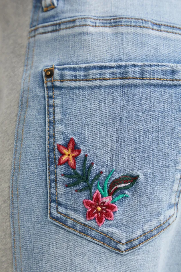 Floral Jogger Jeans Women Desigual Jeans