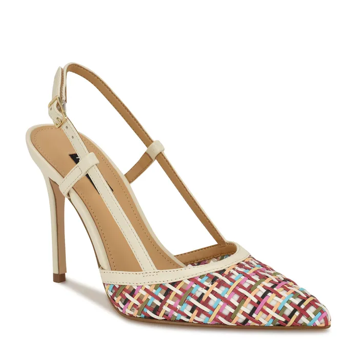 Floree Woven Slingback Pumps Floree Woven Slingback Pumps