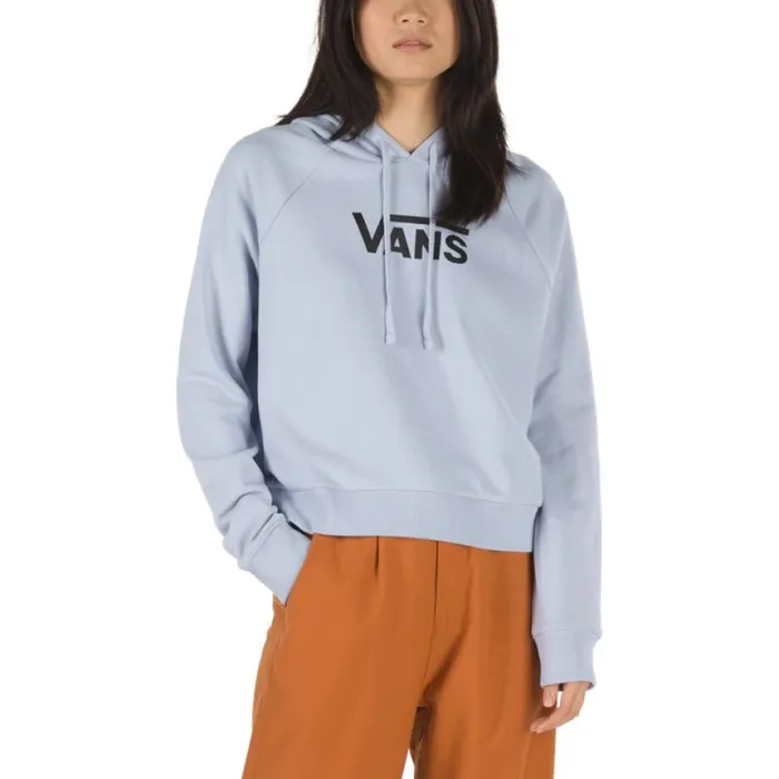 Flying V Boxy Hoodie Zen Blue Hoodies and Jackets Vans Women