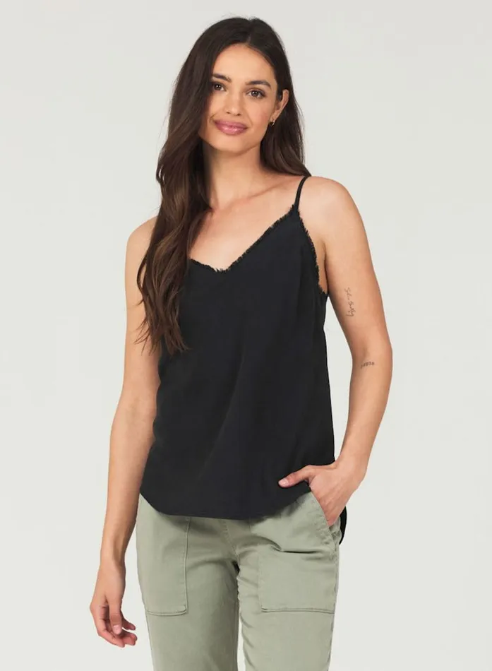 Frayed Tencel Cami 8211 Vintage Black Women Bella Dahl Sleeveless Frayed Tencel Cami 8211 Vintage Black Women Bella Dahl Sleeveless