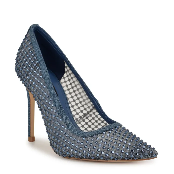 Freshe Rhinestone Mesh Pumps Freshe Rhinestone Mesh Pumps