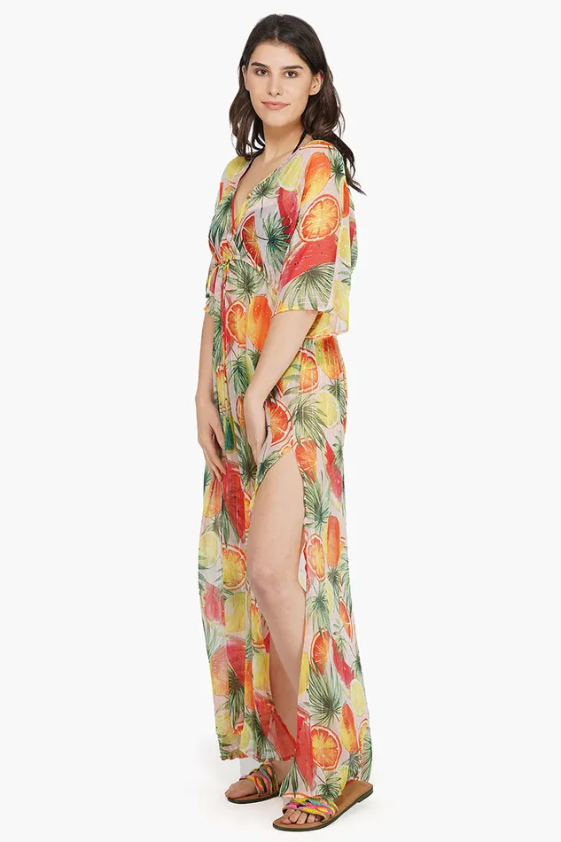 Fruit Punch Wrap Dress Fruit Punch Wrap Dress