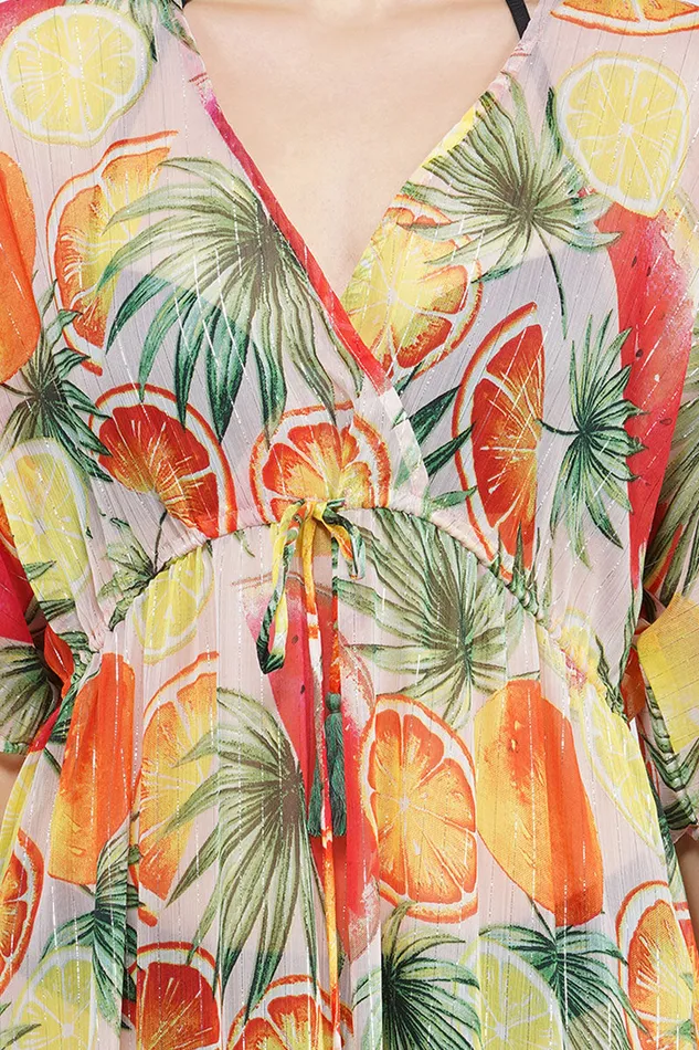 Fruit Punch Wrap Dress Fruit Punch Wrap Dress