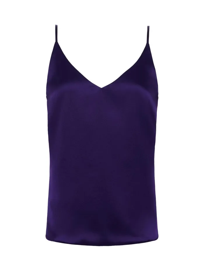Gabriella Silk Camisole Acai Women L039Agence Camisoles and Tanks Gabriella Silk Camisole Acai Women L039Agence Camisoles and Tanks