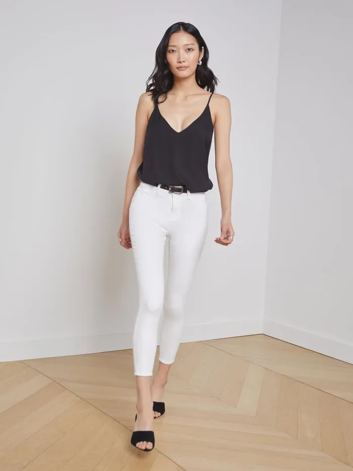 Gabriella Silk Camisole Black Women L039Agence Camisoles and Tanks Gabriella Silk Camisole Black Women L039Agence Camisoles and Tanks