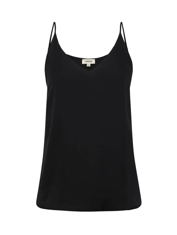 Gabriella Silk Camisole Black Women L039Agence Camisoles and Tanks Gabriella Silk Camisole Black Women L039Agence Camisoles and Tanks