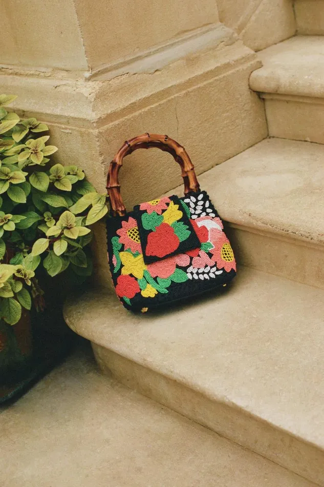 Gabrielle Floral Embroidery Women RIXO Bags Gabrielle Floral Embroidery Women RIXO Bags