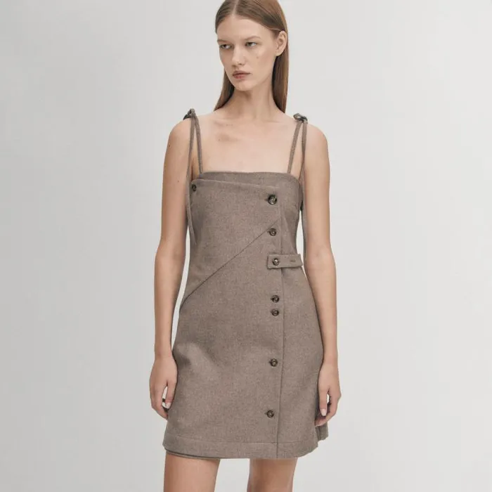 Gala Taupe Dress Women ALOHAS Dresses