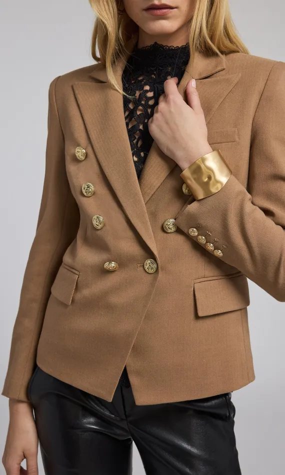 Generation Love Clothing Blazers and Jackets Women Amelia Suiting Blazer Camel