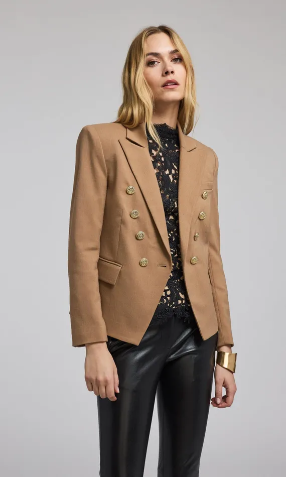 Generation Love Clothing Blazers and Jackets Women Amelia Suiting Blazer Camel