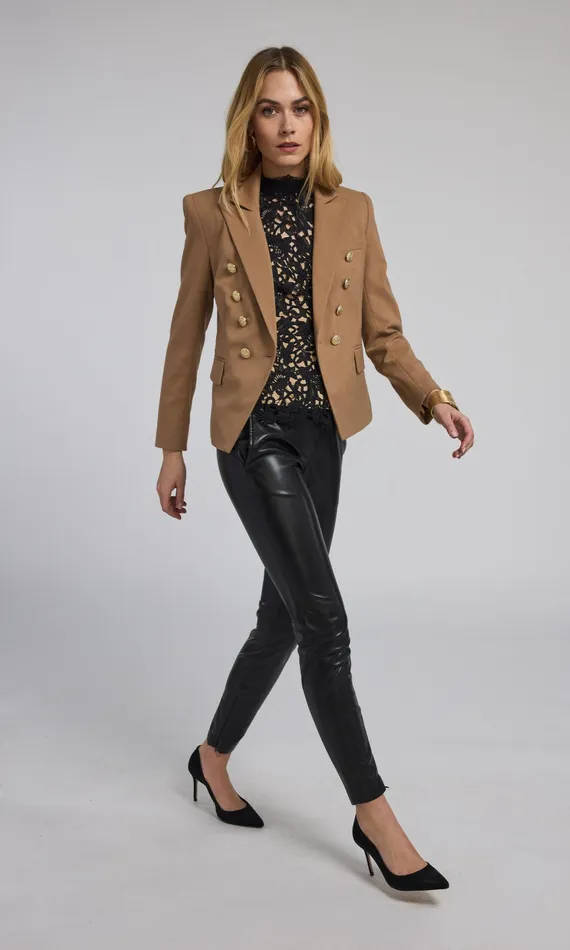 Generation Love Clothing Blazers and Jackets Women Amelia Suiting Blazer Camel