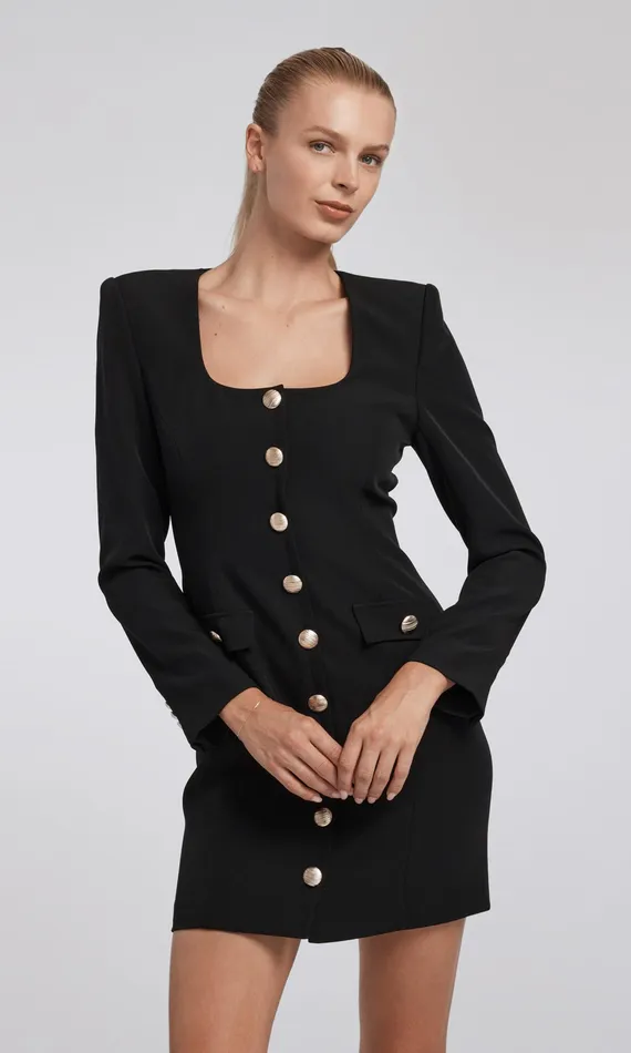 Generation Love Clothing Dresses Women Mellie Crepe Dress Black
