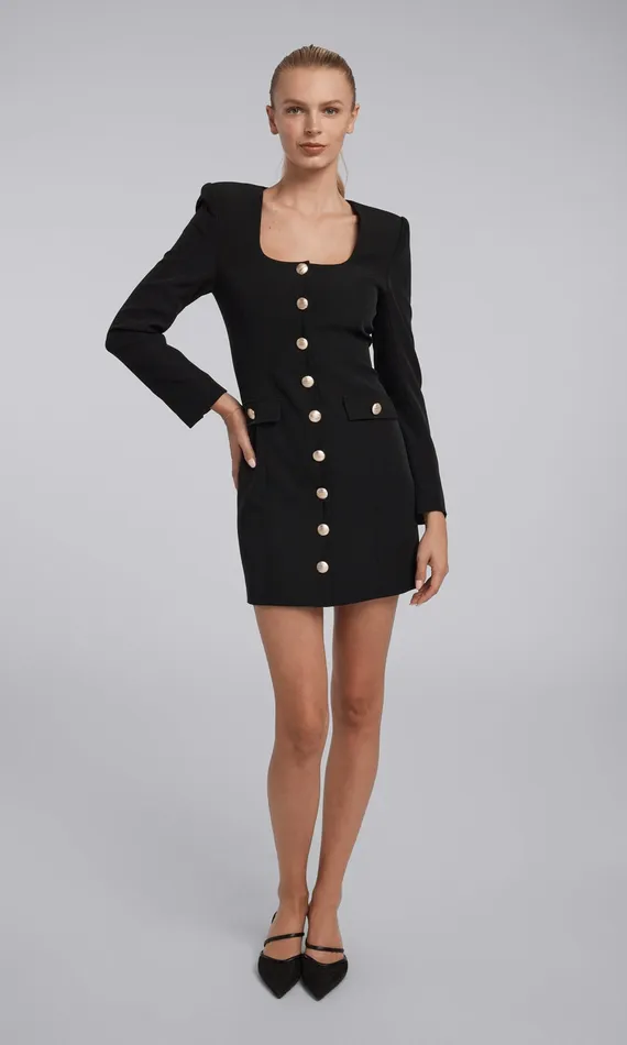 Generation Love Clothing Dresses Women Mellie Crepe Dress Black
