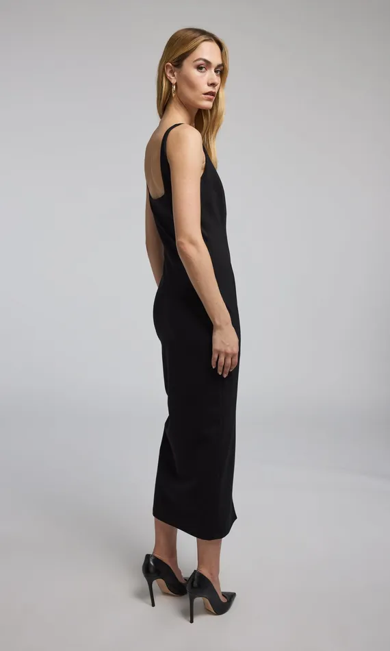 Generation Love Clothing Dresses Women Yolanda Ponte Midi Dress Black