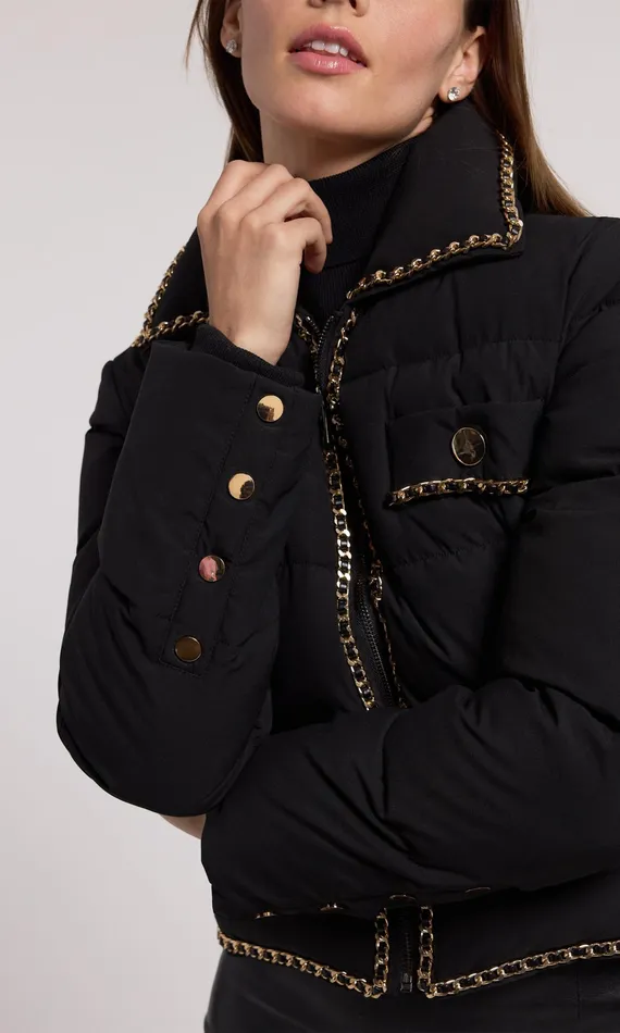 Generation Love Clothing Outerwear Women Aniston Puffer Jacket Black