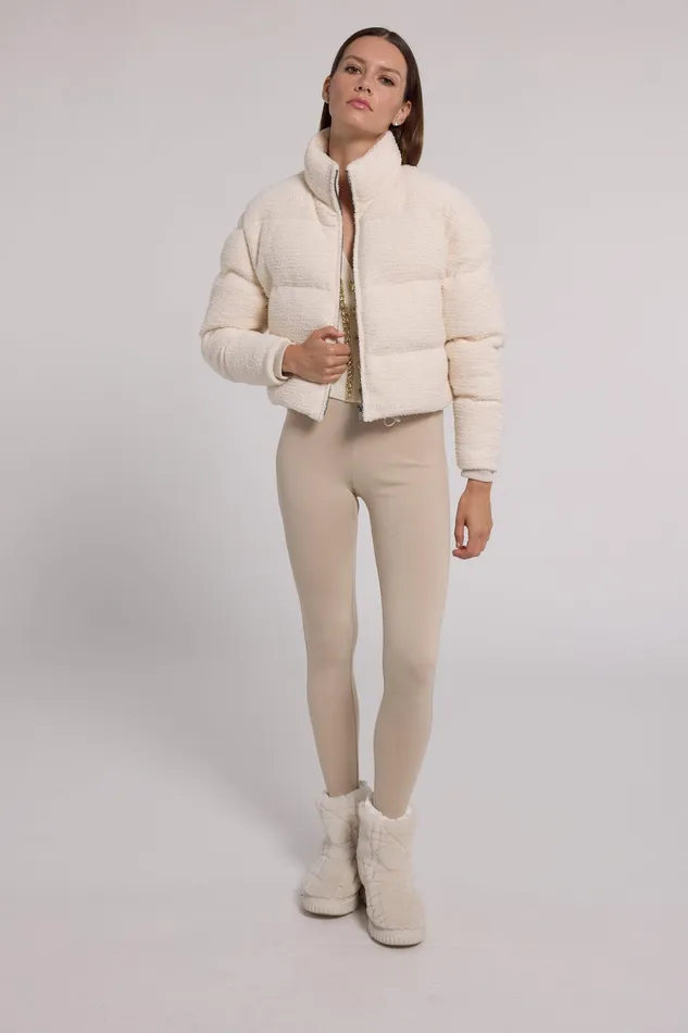 Generation Love Clothing Outerwear Women Rhoda Tweed Puffer White