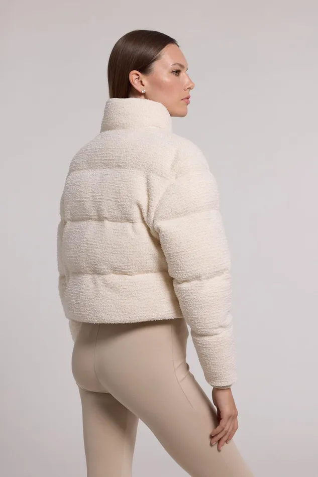 Generation Love Clothing Outerwear Women Rhoda Tweed Puffer White