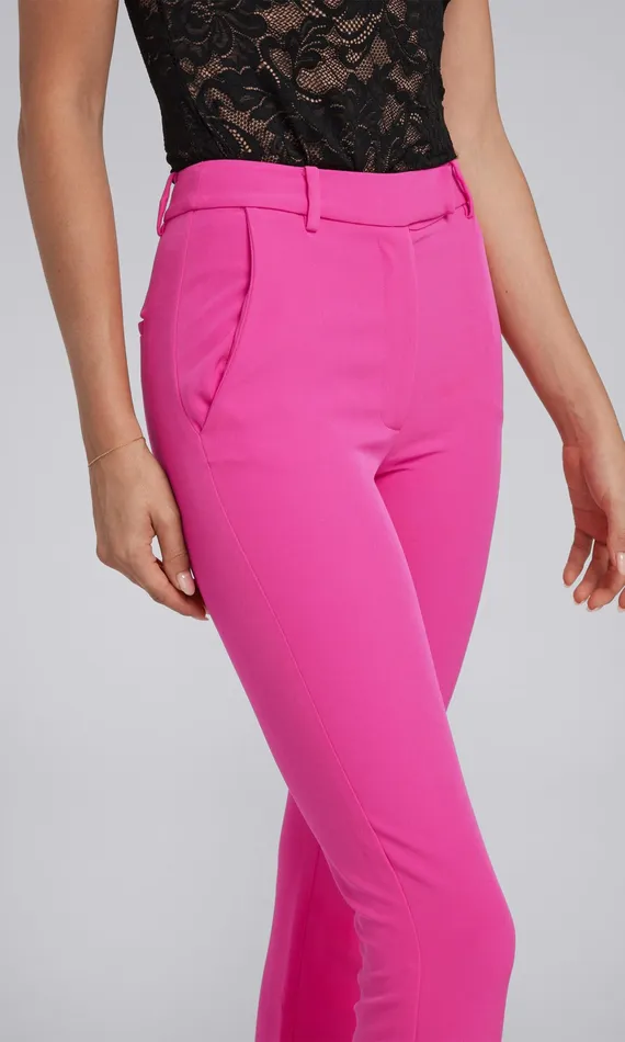 Generation Love Clothing Pants Women Cady Crepe Pants Magenta