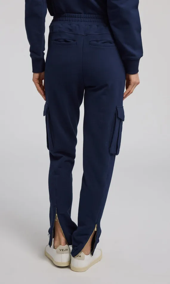 Generation Love Clothing Pants Women Chandra Fleece Sweatpants French Navy