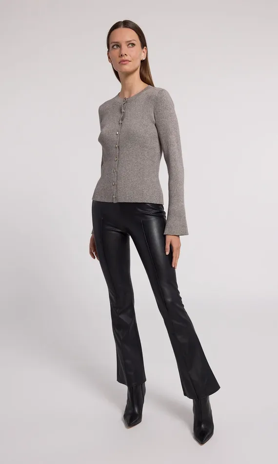 Generation Love Clothing Sweaters and Sweatshirts Women Dua Cardigan Heather Grey