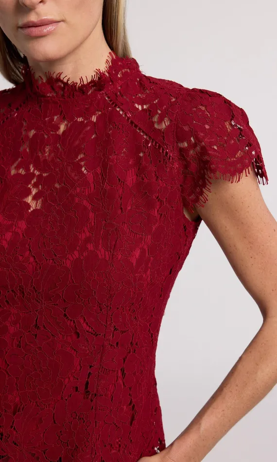 Generation Love Clothing Tops Women Ambrose Lace Top Scarlett Scarlett