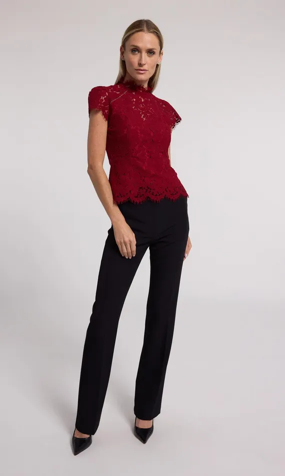 Generation Love Clothing Tops Women Ambrose Lace Top Scarlett Scarlett