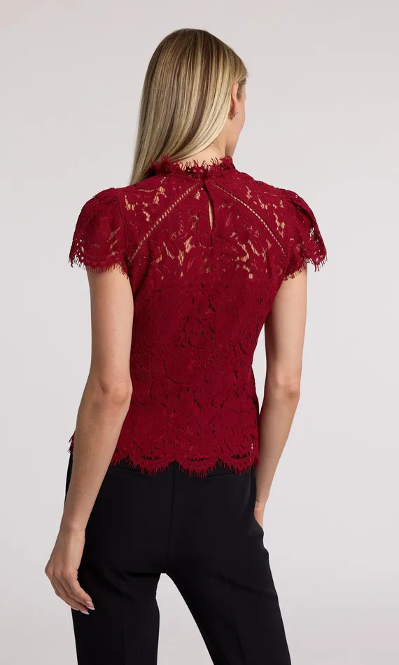 Generation Love Clothing Tops Women Ambrose Lace Top Scarlett Scarlett