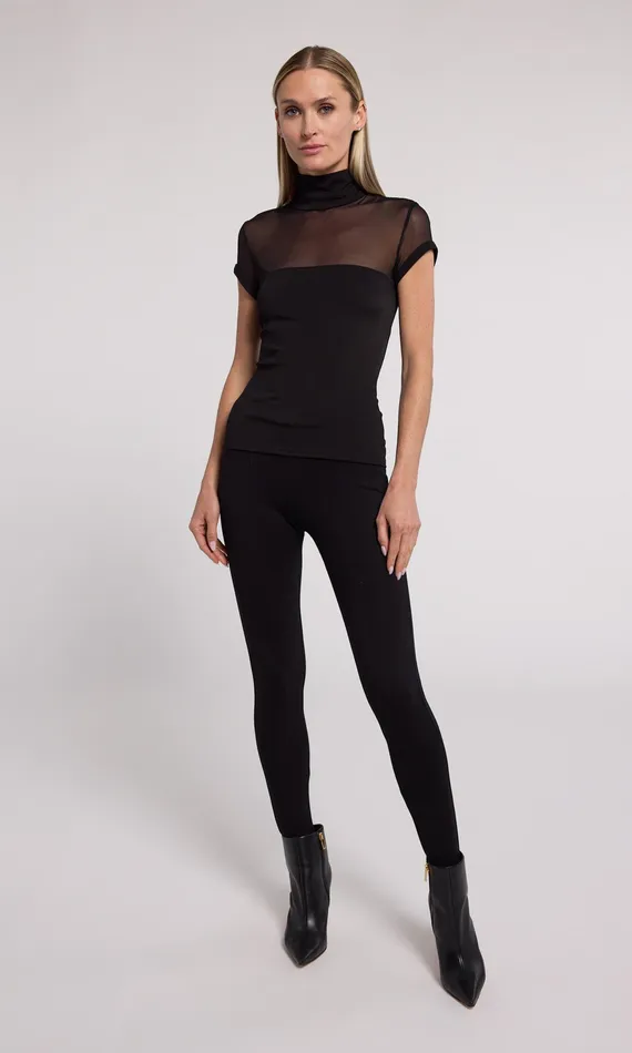 Generation Love Clothing Tops Women Avril Mesh Combo Top Black Generation Love Clothing Tops Women Avril Mesh Combo Top Black