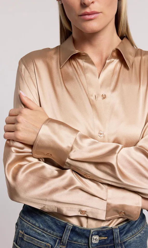 Generation Love Clothing Tops Women Marcello Blouse Truffle