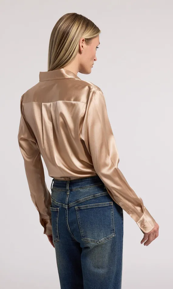 Generation Love Clothing Tops Women Marcello Blouse Truffle