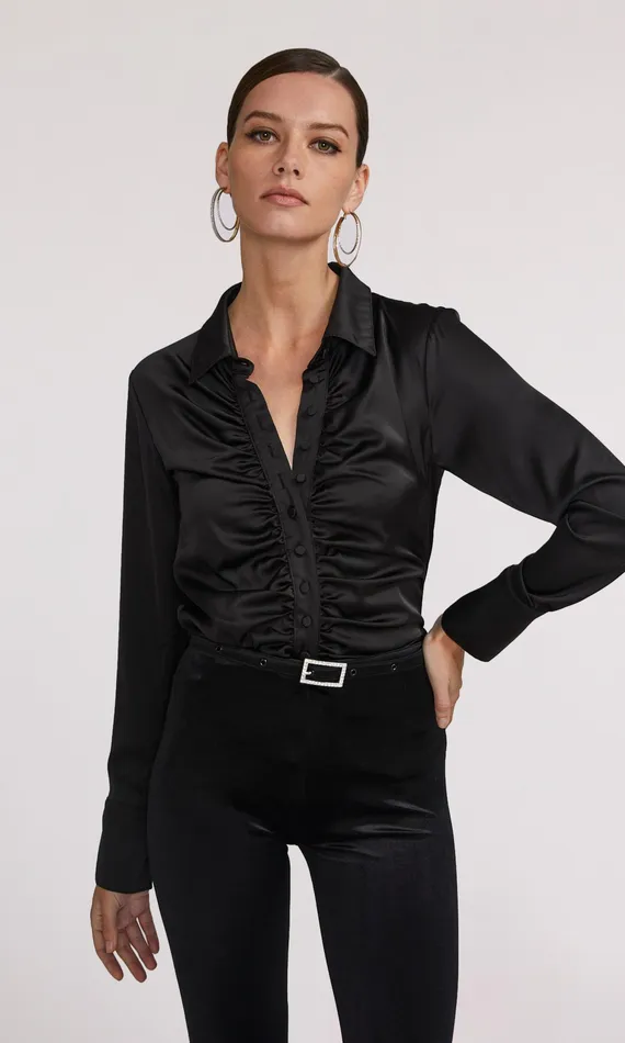 Generation Love Clothing Tops Women Osei Shirt Black