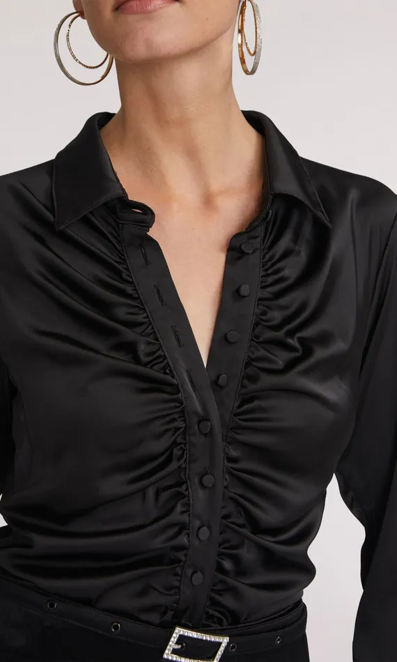 Generation Love Clothing Tops Women Osei Shirt Black
