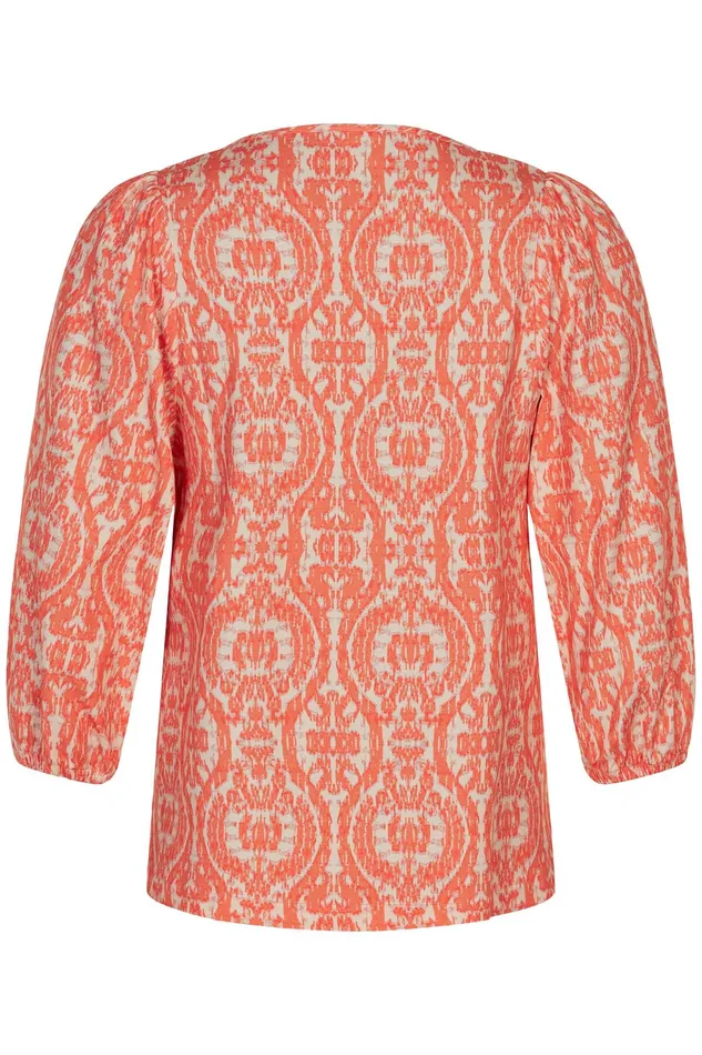 GEORGIE BLOUSE 14961 441 Orange 441 Women IN FRONT BLOUSES SHIRTS