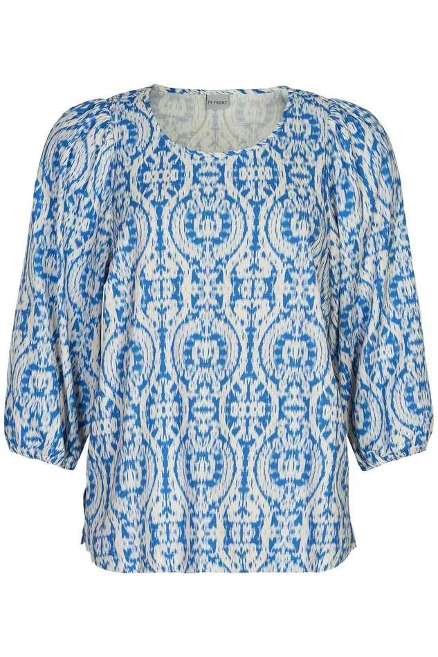 GEORGIE BLOUSE 14961 501 Blue 501 Women IN FRONT BLOUSES SHIRTS