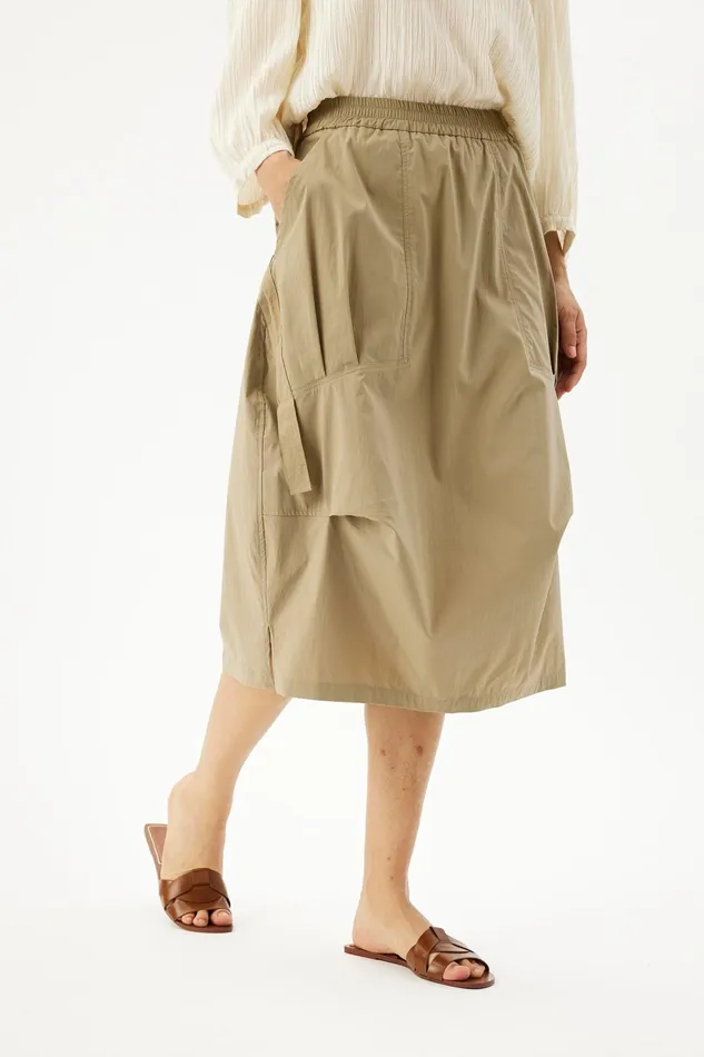 GIANNA SKIRT 16341 191 Sand 191 Women IN FRONT SKIRTS
