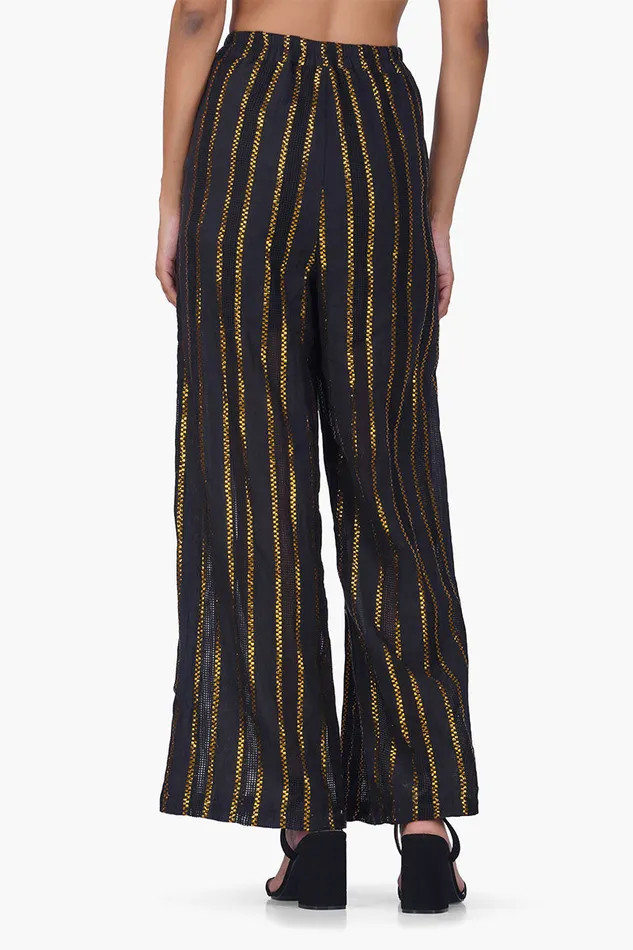 Gold Charm Black Pants Gold Charm Black Pants