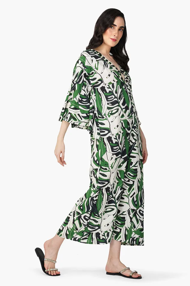 Green Birch Tropical Printed Maxi Dress Green Birch Tropical Printed Maxi Dress