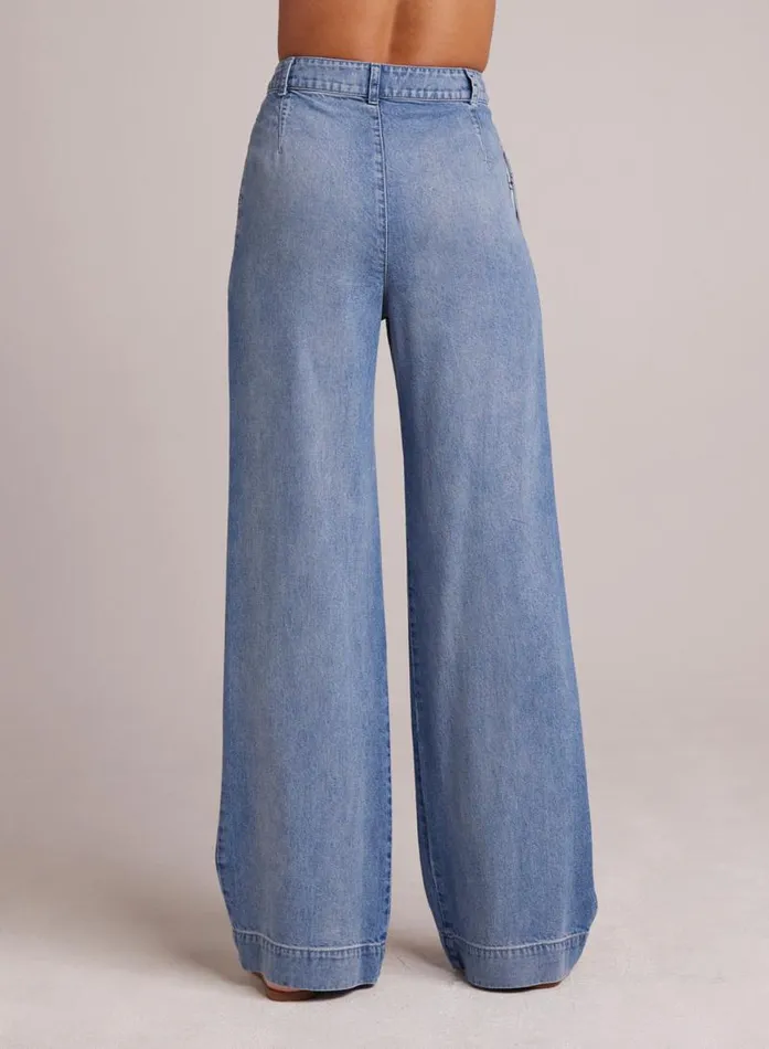 Greta Pleated Wide Leg Trouser Pacific Salt Wash Women Bella Dahl Pants Greta Pleated Wide Leg Trouser Pacific Salt Wash Women Bella Dahl Pants