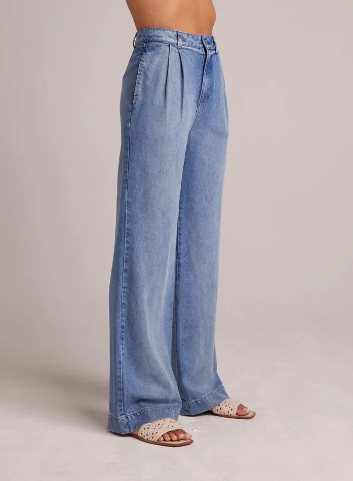Greta Pleated Wide Leg Trouser Pacific Salt Wash Women Bella Dahl Pants Greta Pleated Wide Leg Trouser Pacific Salt Wash Women Bella Dahl Pants