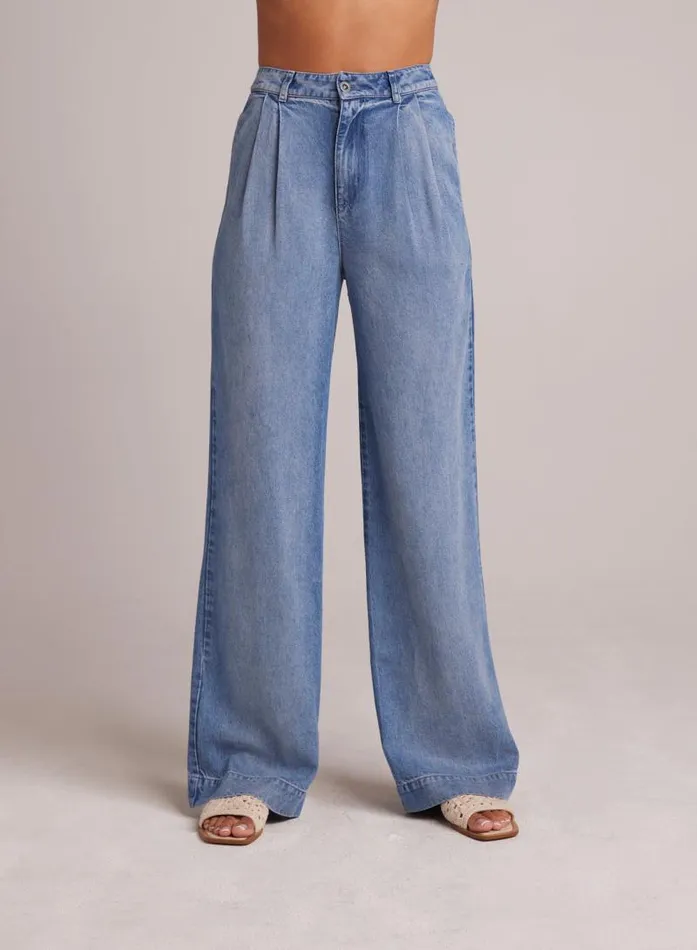 Greta Pleated Wide Leg Trouser Pacific Salt Wash Women Bella Dahl Pants Greta Pleated Wide Leg Trouser Pacific Salt Wash Women Bella Dahl Pants