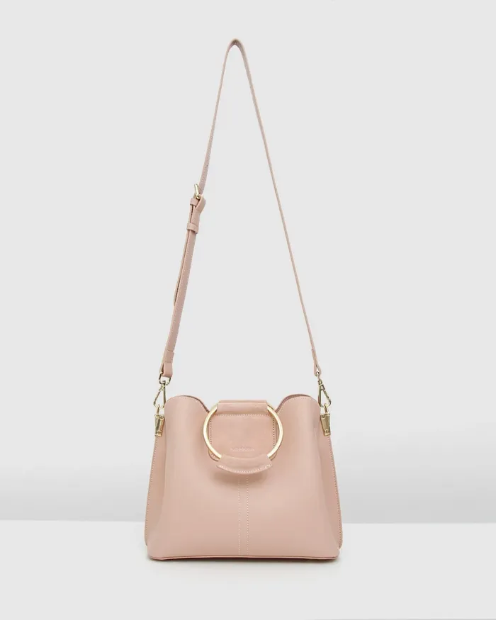 Handbags Belle and Bloom Women Twilight Leather CrossBody Bag 8211 Pink